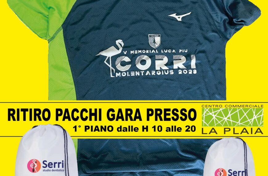 Corri Molentargius – Ritiro pacchi gara