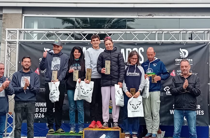 Federica Frongia seconda classificata nella categoria Veterana A alla gara di Sky Running World Series &ldquo;Acantilados del Norte&rdquo; alle Canarie!