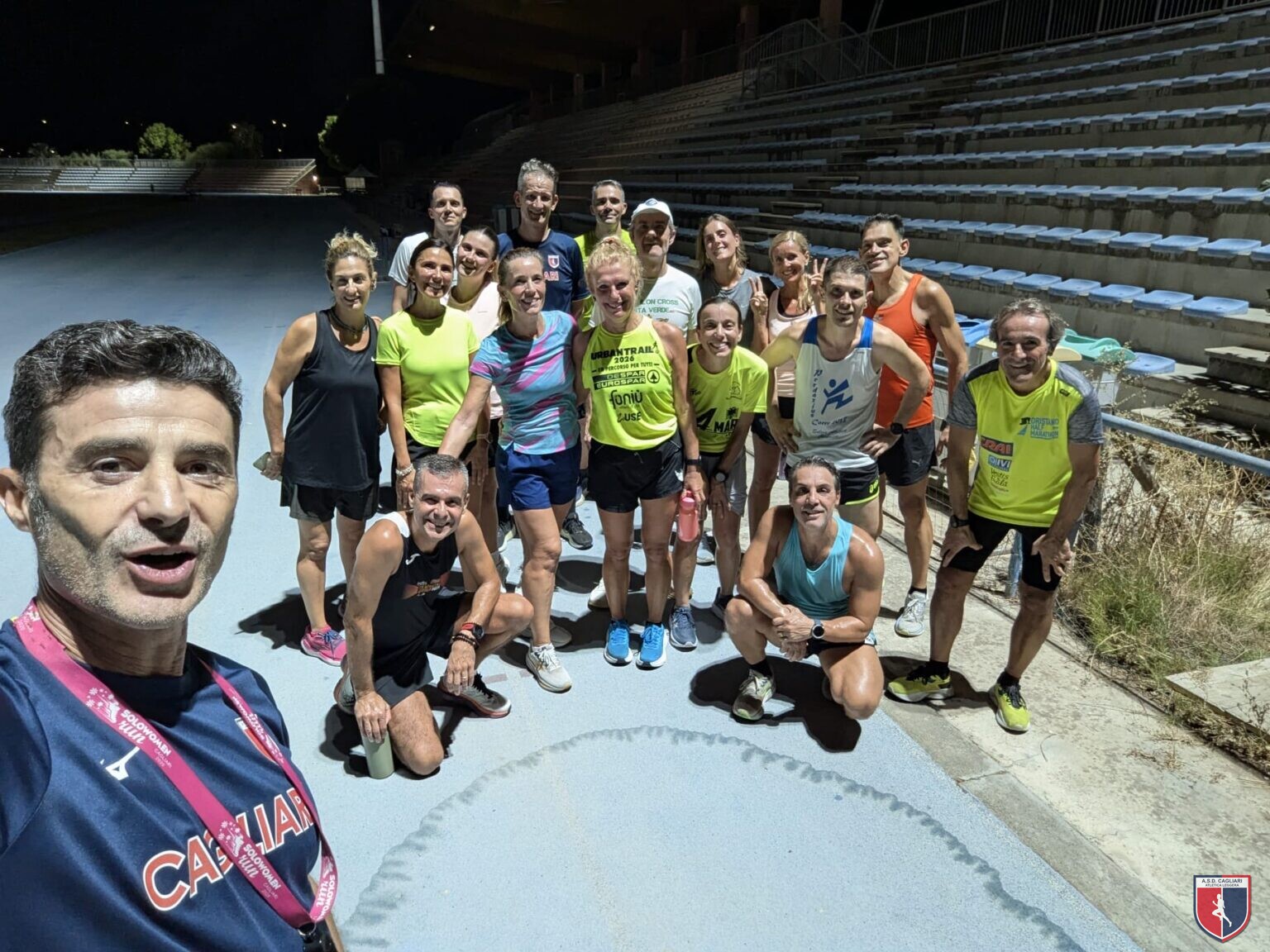 Allenamento serale al campo!