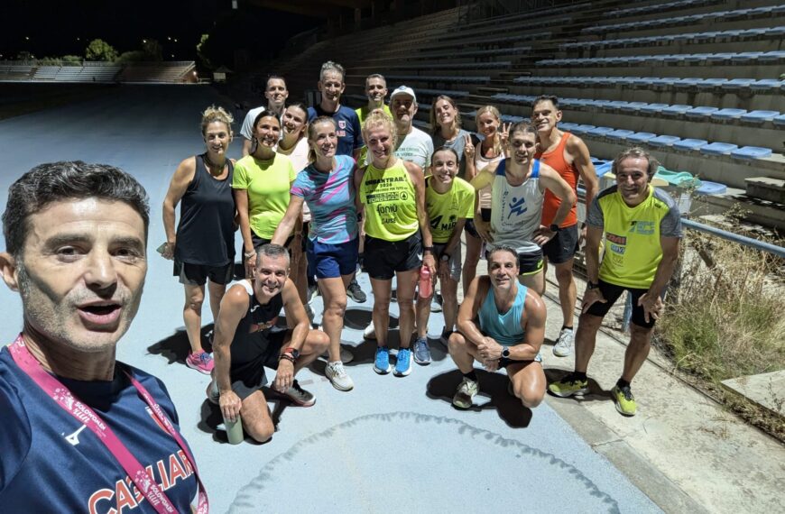 Allenamento serale al campo!